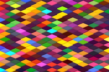 isometric minimal abstract cubes and squares colorful backgrounds textures patterns
