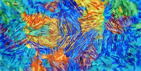 Abstract painting, Wall art, Canvas print, Oil paint, Modern drawing, Textured brushstrokes, Contemporary impressionism style, Warm fancy colors, Psychedelic design pattern, surreal fine art