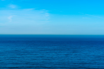 overlooking the Pacific Ocean at Thornton State Beach, Daley City - San Francisco Bay Area, California