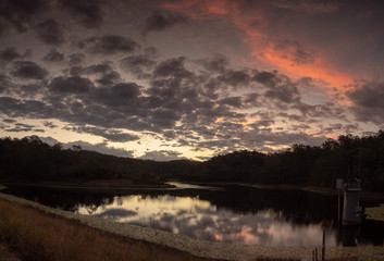 Lake Sunset Reflections