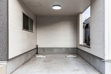 Small car park at home