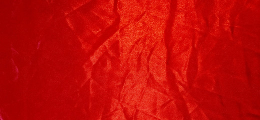 Macro close up of red fabric texture backgrounds