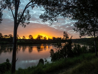 Brisbane River Sunset