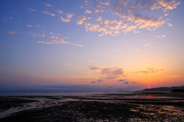 石垣島　名蔵湾の夕日