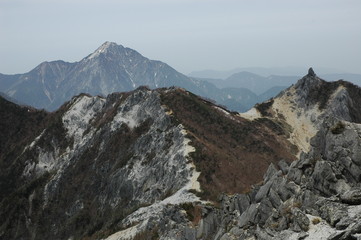 Fototapeta na wymiar 鳳凰山登山