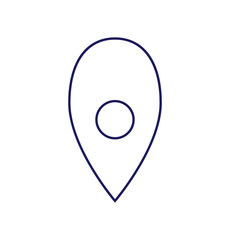 Geoposition geometric illustration isolated on background