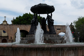 Fuente de las tarascas, Morelia Michoacan, Mexico