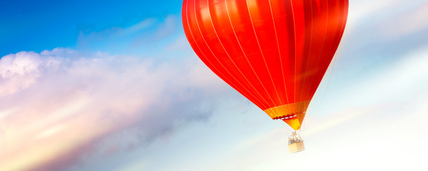 Hot Air Balloon Landing