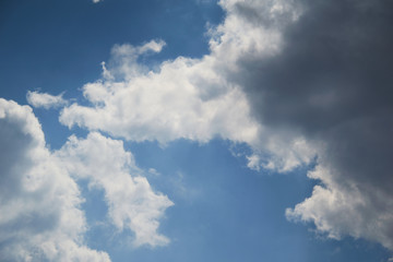 Obraz premium blue sky with clouds