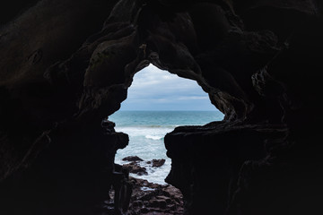 Caves of Hercule in Cape Spartel at the entrance of the strait of Gibraltar near Tangier in Morocco