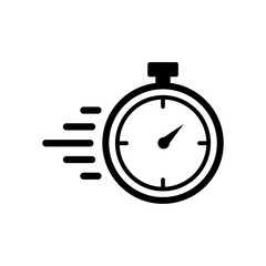 Stopwatch icon vector