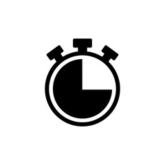 Stopwatch icon vector