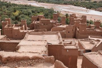 Ait Ben Haddou Kasbah, Maroko, Afryka, Sahara © Urszula