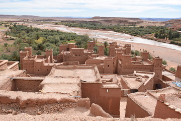 Ait Ben Haddou Kasbah, Maroko, Afryka, Sahara © Urszula