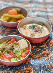 Light savory traditional Iranian snacks. Awesome Persian cuisine