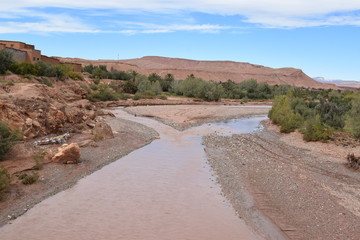 Ait Ben Haddou Kasbah, Maroko, Afryka, Sahara