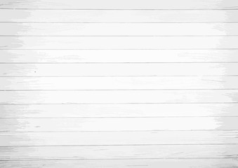 Vector white background with horizontal scratched wood boards