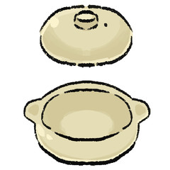土鍋のイラスト