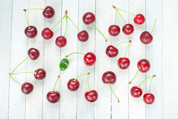 Obraz na płótnie Canvas Sour cherries
