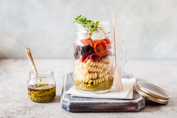 Pasta Salad in a Jar