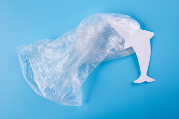 Fototapeta premium ocean plastic pollution issue.