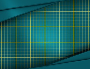 Blueprint background texture. Technical backdrop paper. Concept technical,industrial, business and engineering. 3D rendering