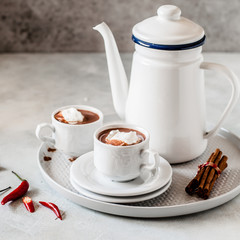 Hot Chocolate with Chili