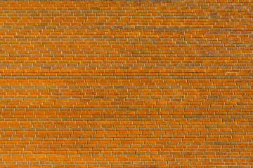 Bricks texture. Red, brown and orange brick wall.