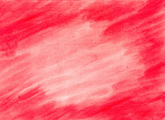 red watercolor background for illustrations, designs, layouts, backgrounds, place for text.