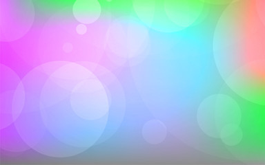 Abstract Bokeh white circle background