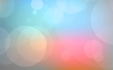 Abstract Bokeh white circle background