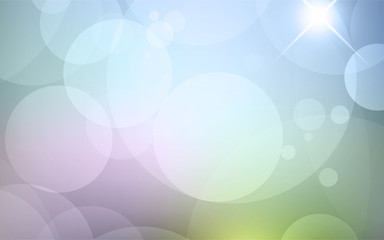 Abstract Bokeh white circle background