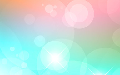 Abstract Bokeh white circle background