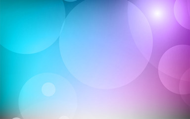 Abstract Bokeh white circle background