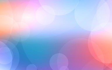 Abstract Bokeh white circle background