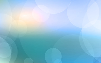 Abstract Bokeh white circle background