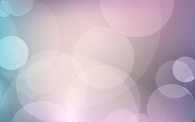 Abstract Bokeh white circle background