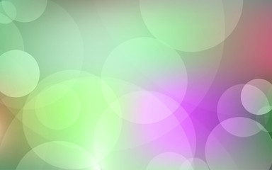 Abstract Bokeh white circle background