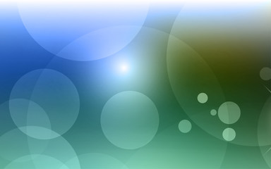 Abstract Bokeh white circle background