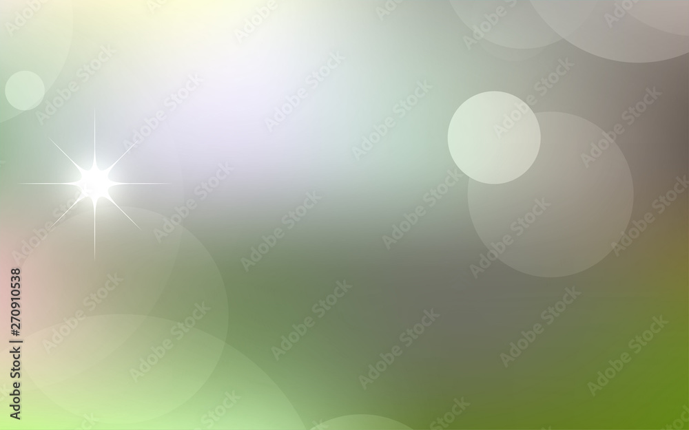 Wall mural abstract bokeh white circle background