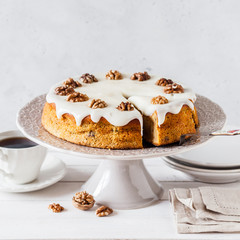 Pumpkin Cake with Cream Cheese Frosting