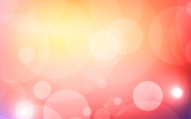 Abstract Bokeh white circle background