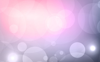 Abstract Bokeh white circle background