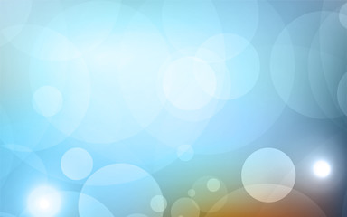 Abstract Bokeh white circle background