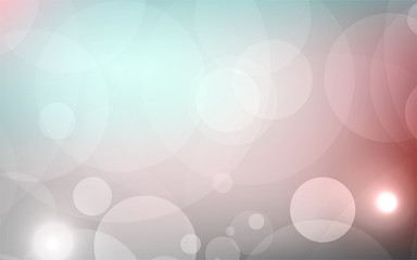 Abstract Bokeh white circle background
