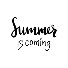 Vector hand drawn lettering phrase. Modern brush calligraphy.