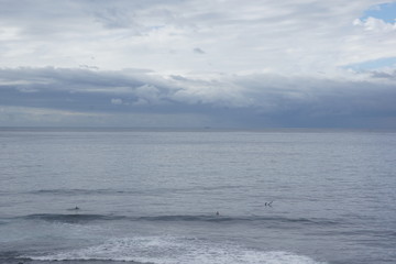 서핑 하는 풍경