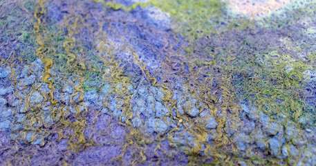 art color felt background texture, wool handmade textile