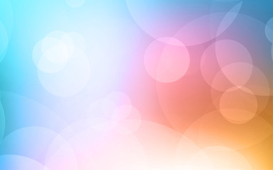 Abstract Bokeh white circle background