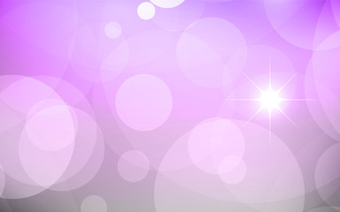 Abstract Bokeh white circle background